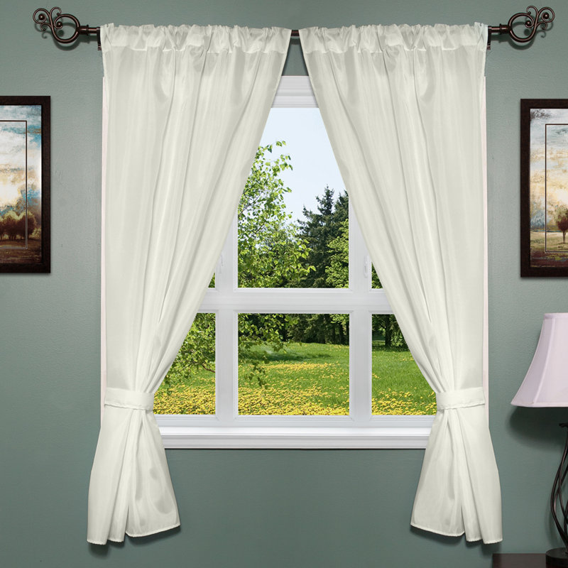 Sweet Home Collection Classic Window Treatment Set & Reviews Wayfair